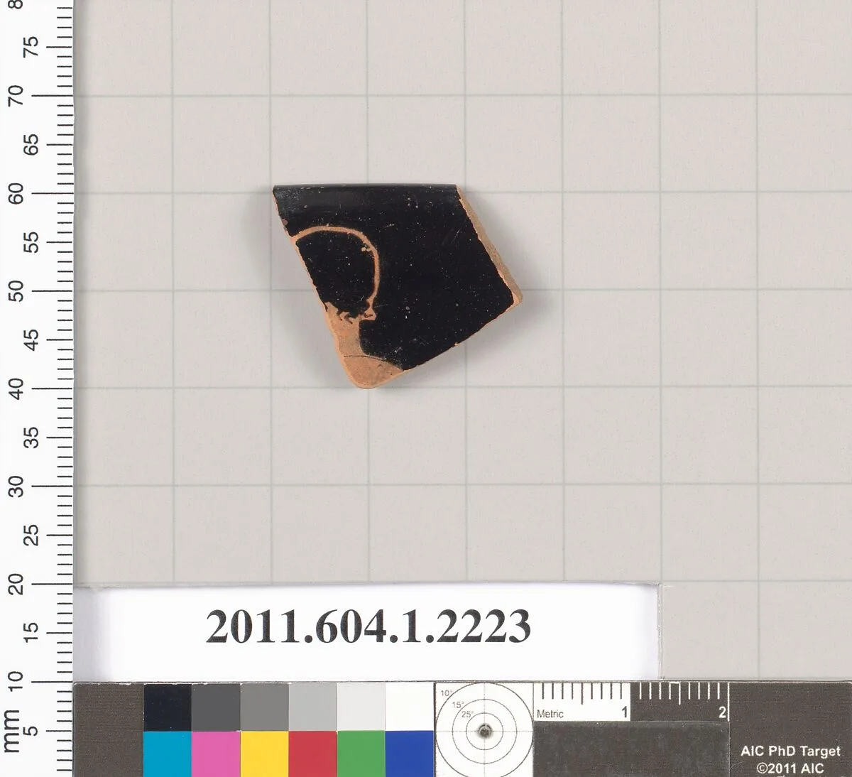 Terracotta rim fragment of a kylix (drinking cup) — Unknown