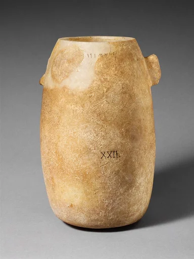 Alabaster inscribed "alabastron"