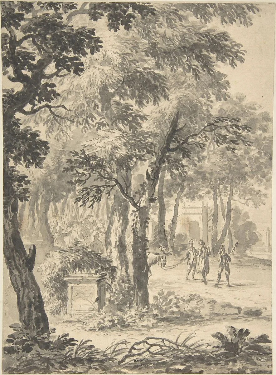 Picturesque Landscape — Anonymous, British, 18th century