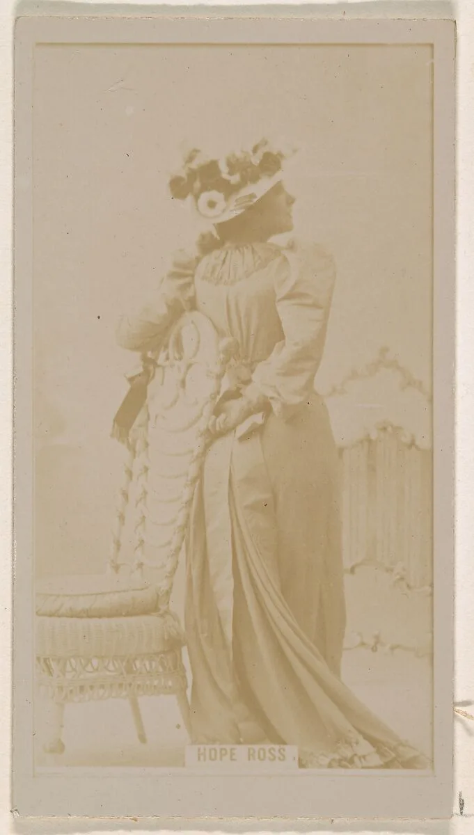Hope Ross, from the Actresses series (N245) issued by Kinney Brothers to promote Sweet Caporal Cigarettes — Kinney Brothers Tobacco Company