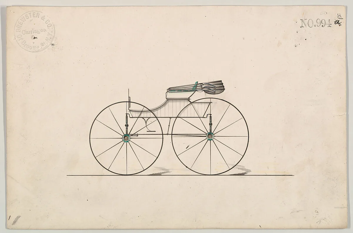 Design for Wagon, no. 994c — Brewster & Co.