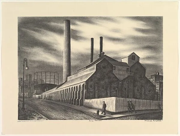 Gas House — Harold Anchel|WPA