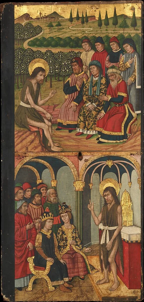 Panel of Saint John the Baptist with Scenes from His Life — Domingo Ram