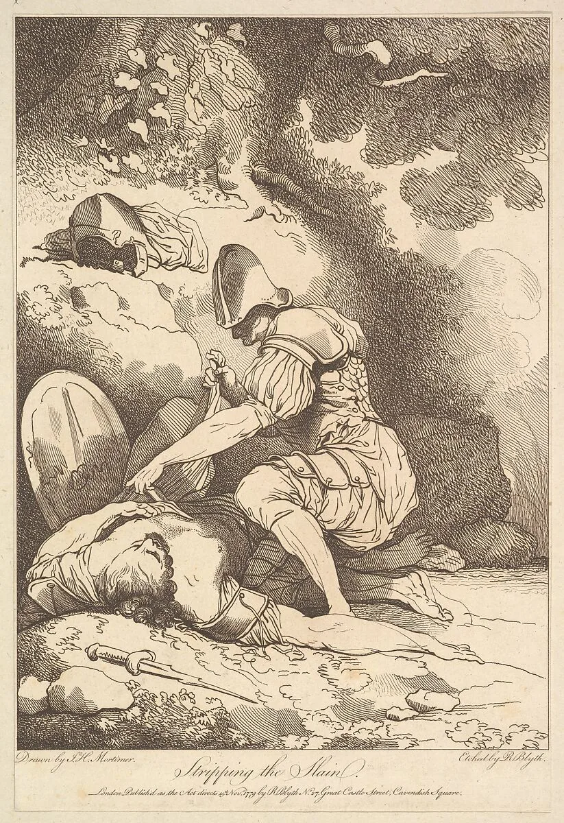 Stripping the Slain — John Hamilton Mortimer|Robert Blyth