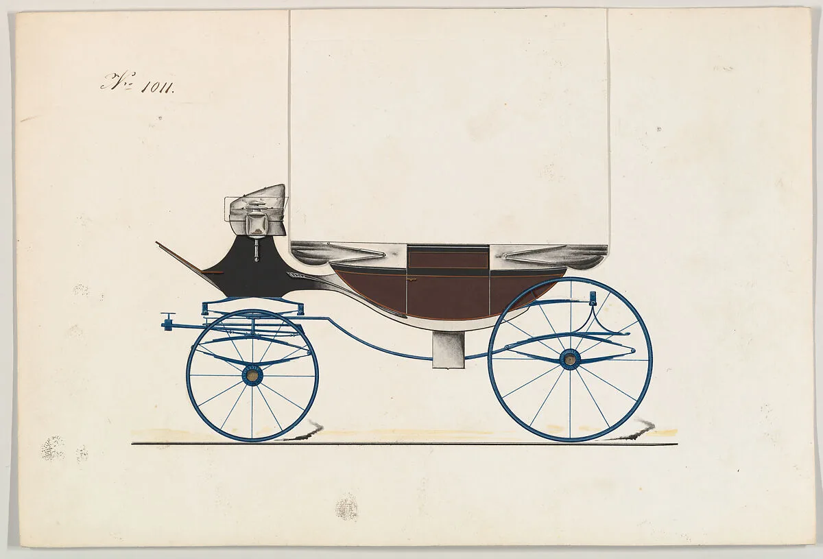 Design for Landau, no. 1011 — Brewster & Co.