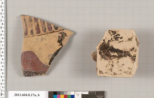 Terracotta fragments of a krater