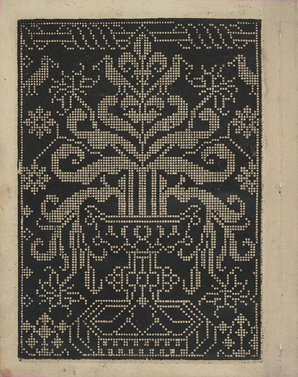 Libbretto nouellamete composto per maestro Domenico da Sera...lauorare di ogni sorte di punti, page 11 (verso) — Domenico da Sera