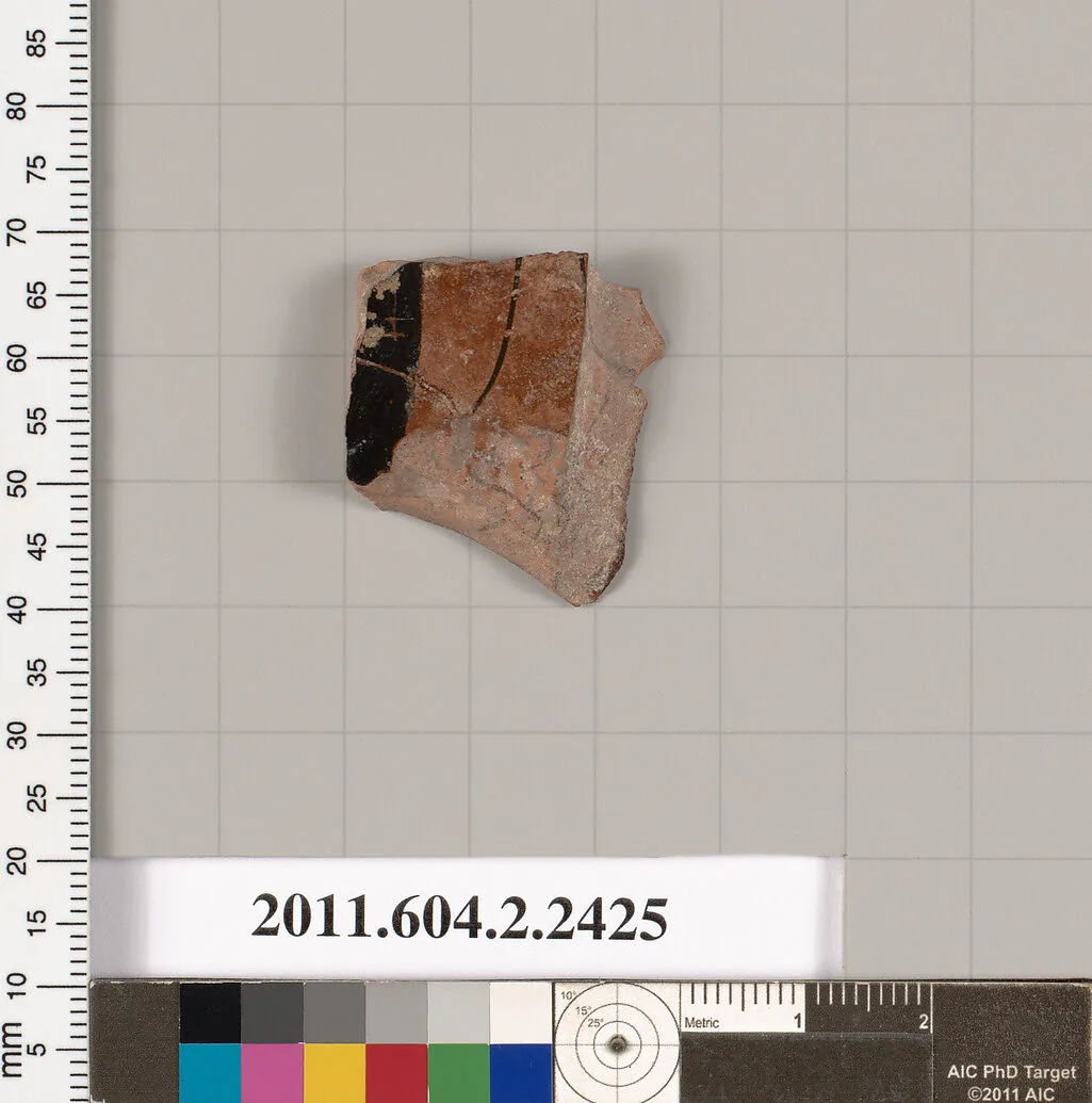 Terracotta fragment of a closed shape — Unknown