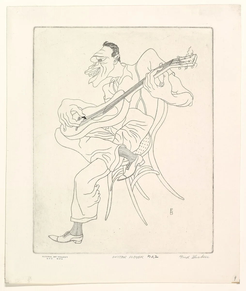 Guitar Player — Fred Becker|WPA