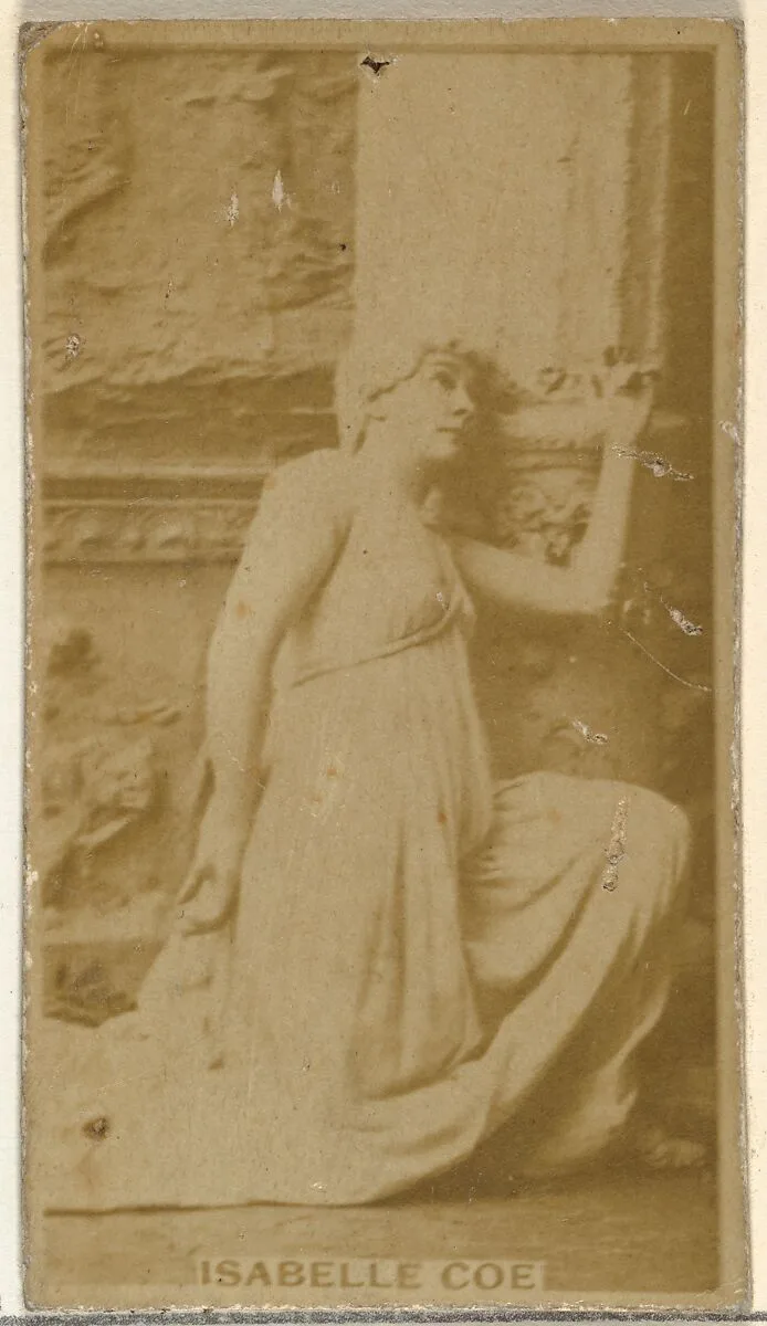 Isabelle Coe, from the Actors and Actresses series (N145-8) issued by Duke Sons & Co. to promote Duke Cigarettes — W. Duke, Sons & Co.|American Tobacco Company