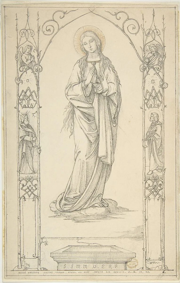 Assumption of the Virgin — Monogrammist NL