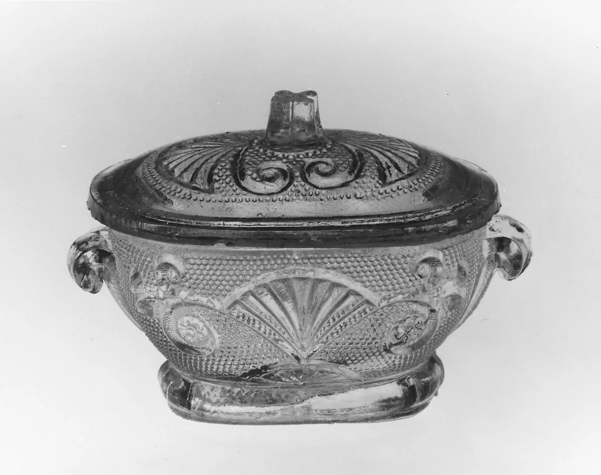 Covered Toy Tureen — Boston & Sandwich Glass Company