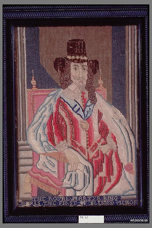 Embroidered picture of Charles I — Unknown