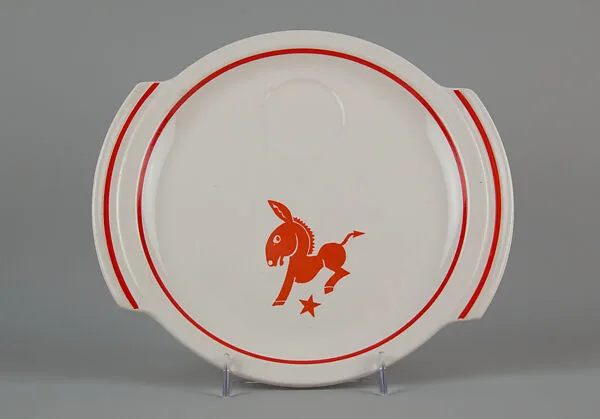 "Animal Kingdom" cake plate — American Limoges China Company|Viktor Schreckengost