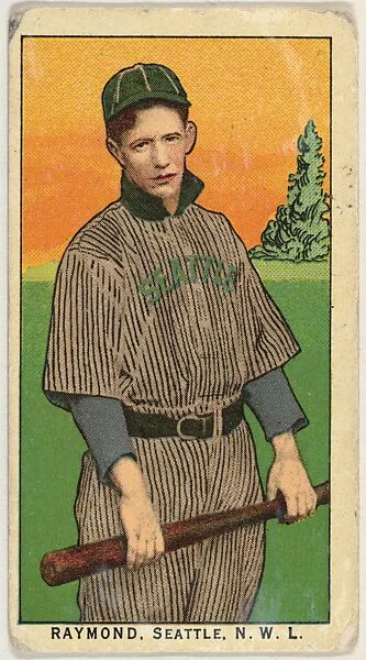 Raymond, Seattle, Northwestern League, from the "Obak Baseball Players" set (T212), issued by the American Tobacco Company to promote Obak Mouthpiece Cigarettes — American Tobacco Company