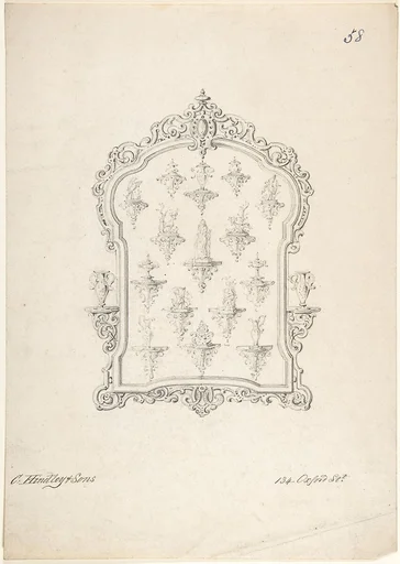 Design for a Frame and Sketches of Wall Displays
