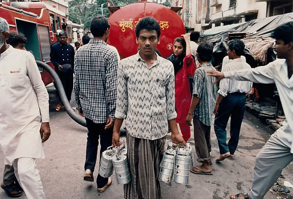 Dhabawallah, or Professional Lunch Distributor, Bombay, Maharashtra — Raghubir Singh