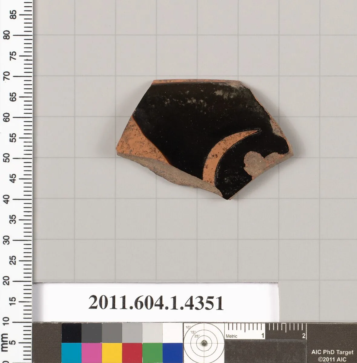 Terracotta fragment of a kylix (drinking cup) — Unknown
