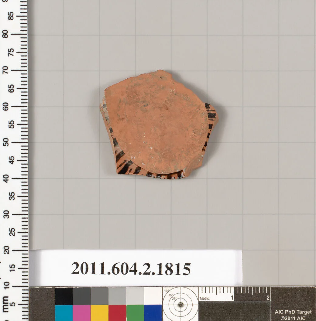 Terracotta fragment of a skyphos (deep drinking cup) — Unknown