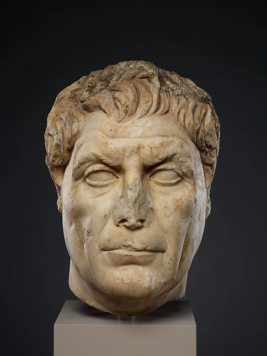 Marble portrait of a man — Unknown