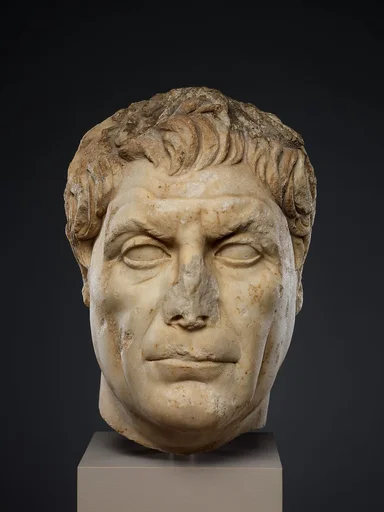 Marble portrait of a man