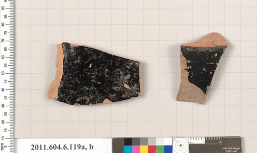 Terracotta fragments of closed shapes