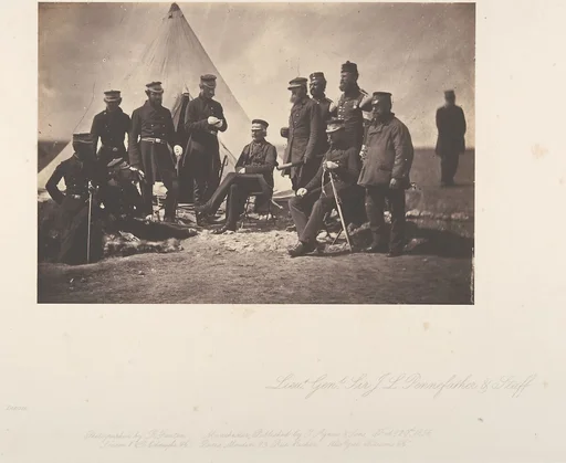 Lieutenant General Sir J. L. Pennefather and Staff
