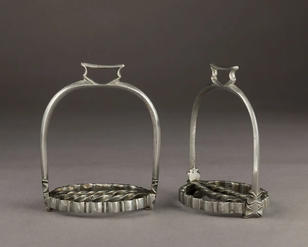 Pair of Child's Stirrups — Unknown