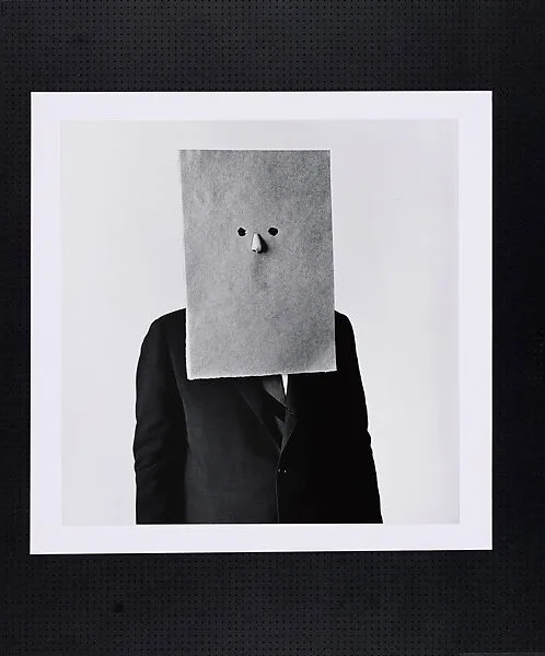 Saul Steinberg in Nose Mask, New York — Irving Penn