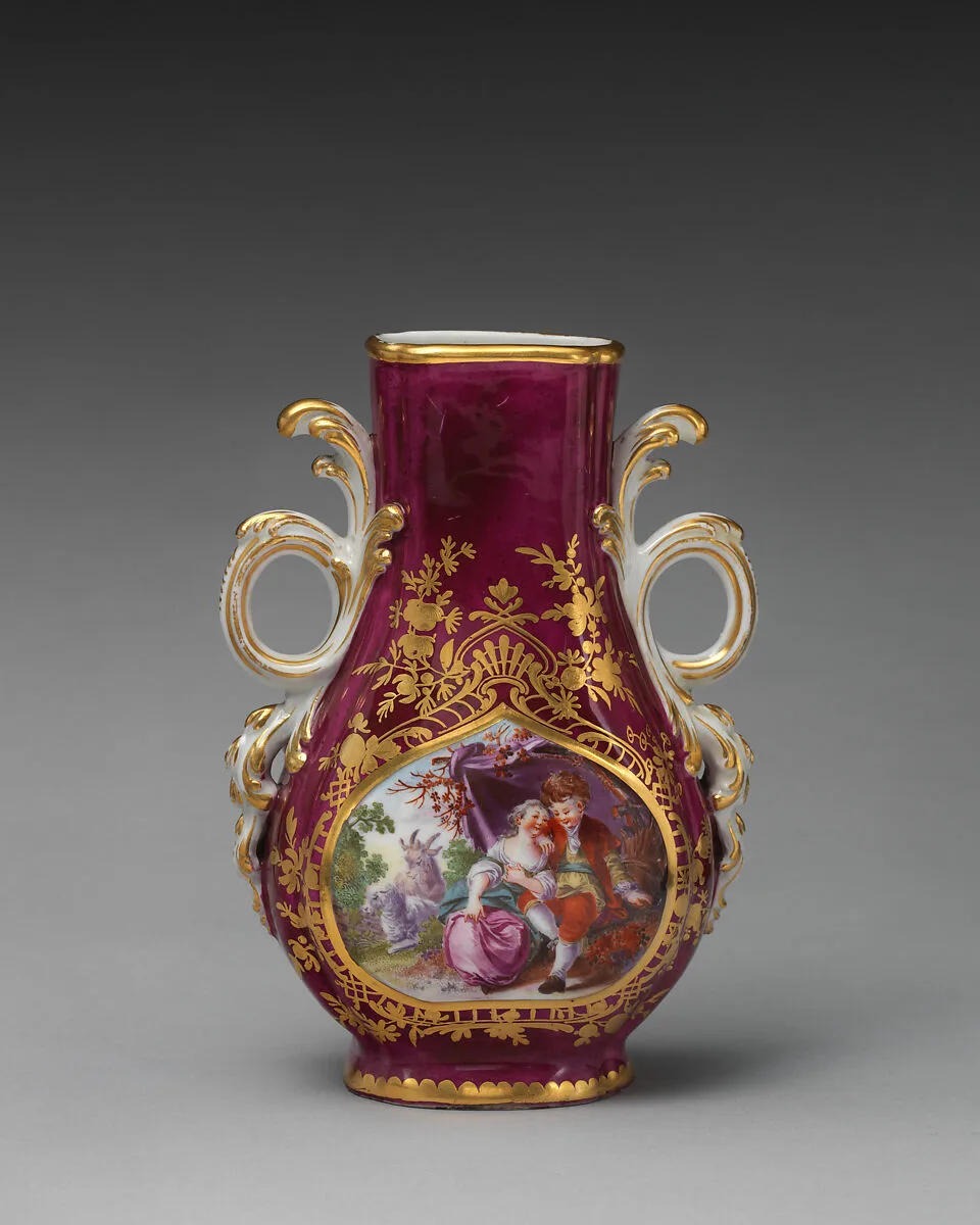 Vase (one of a pair) — Chelsea Porcelain Manufactory