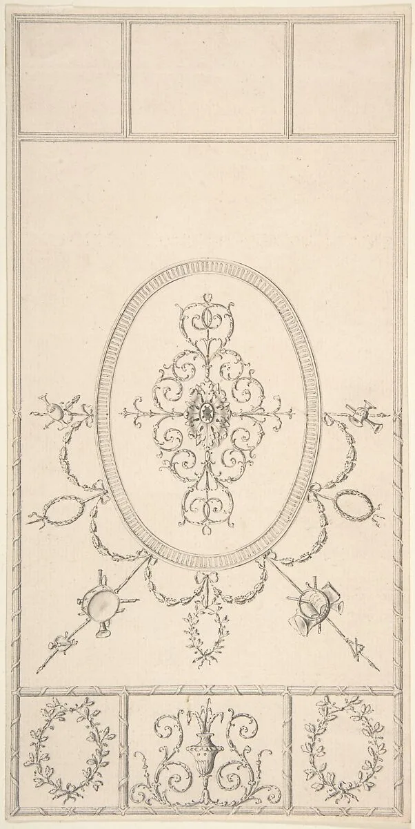 Design for a Ceiling — Robert Adam