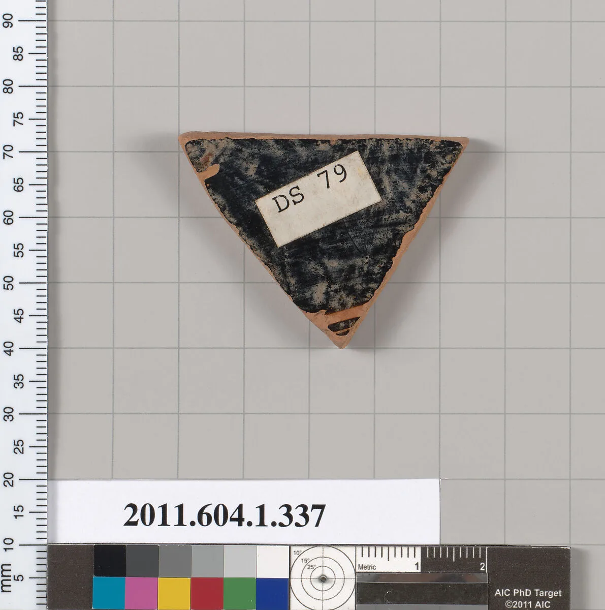 Terracotta fragment of a kylix (drinking cup) — Unknown