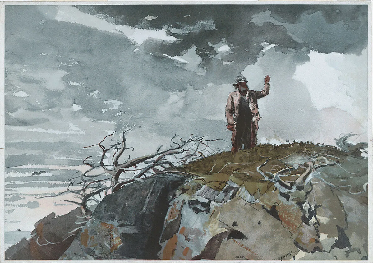 The Eastern Shore — Winslow Homer|Louis Prang & Co.
