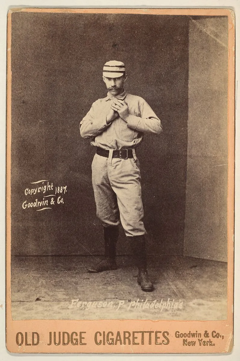 Ferguson, Pitcher, Philadelphia, from the series Old Judge Cigarettes — Goodwin & Company