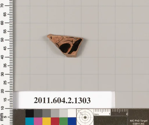 Terracotta fragment of a skyphos (deep drinking cup)