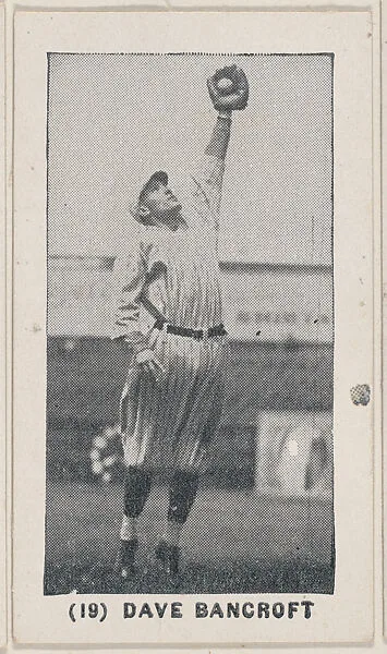 Dave Bancroft from the Baseball Players photo series (W502) — Unknown