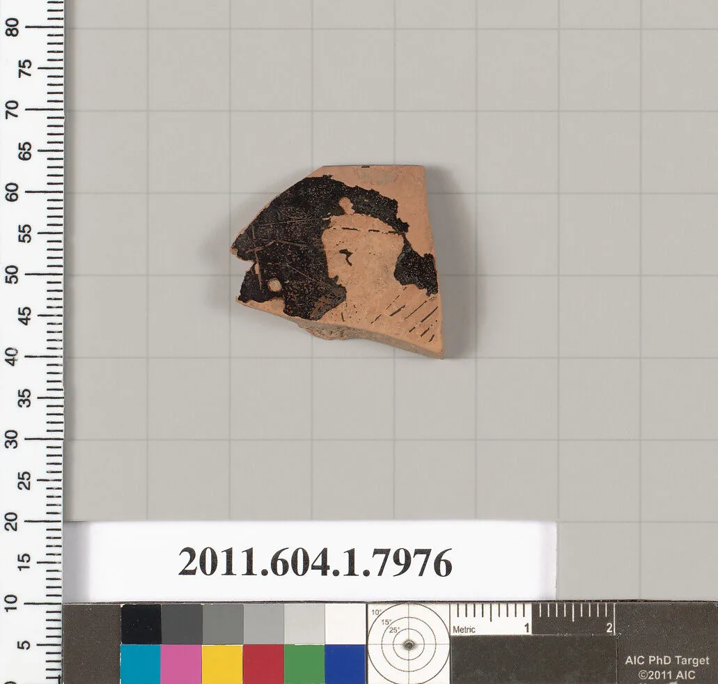 Terracotta rim fragment of a kylix (drinking cup) — Unknown