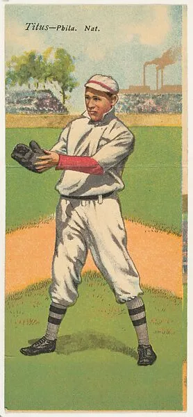 Titus, Philadelphia, National League, from the Mecca Double Folder series (T201) — Mecca Cigarettes