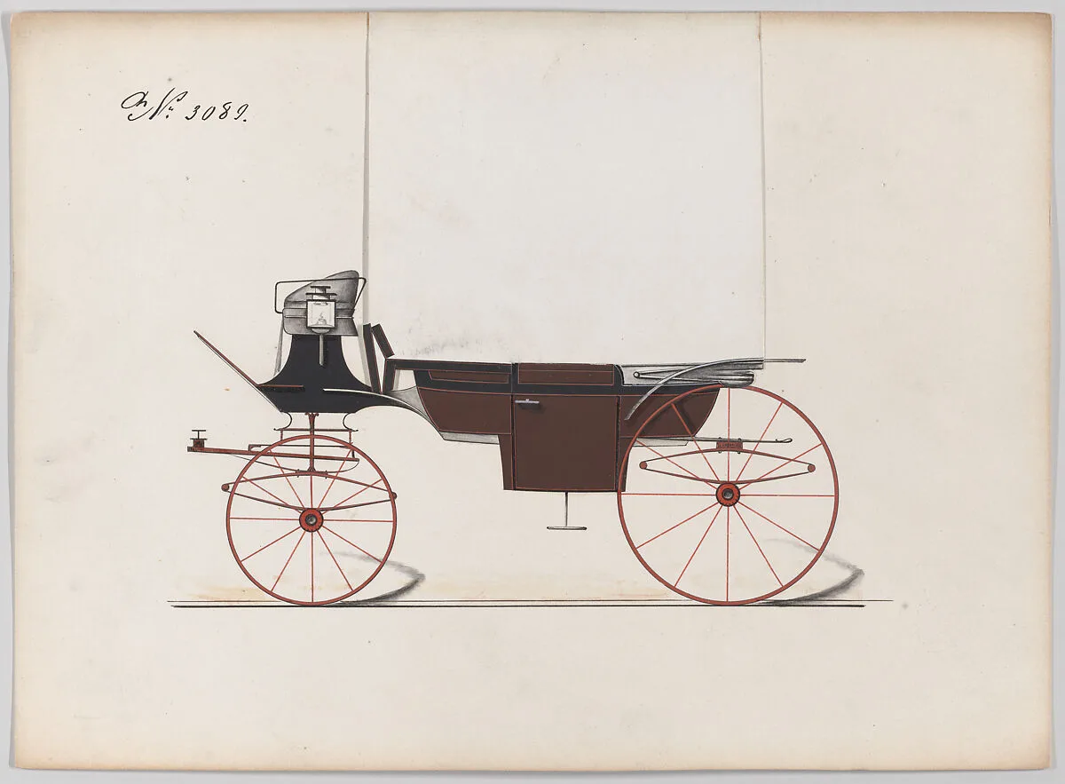 Design for Landau, No. 3089 — Brewster & Co.