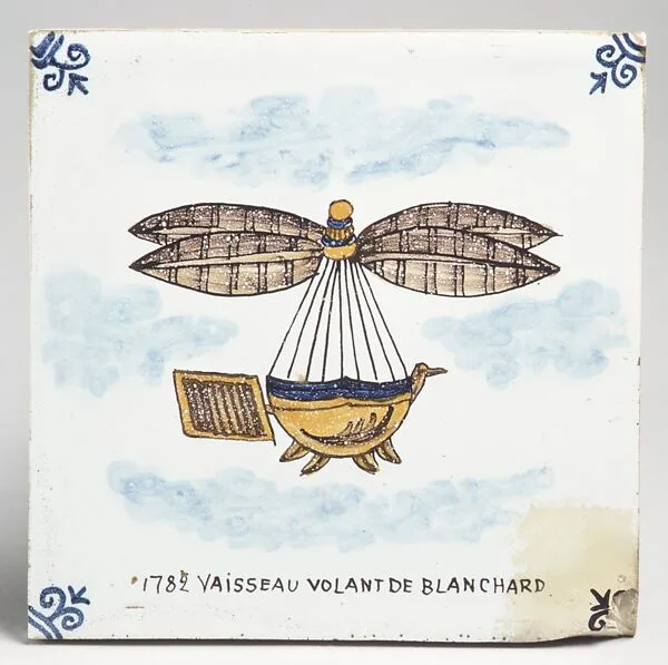Tile (from a set of four) — Georges Martel