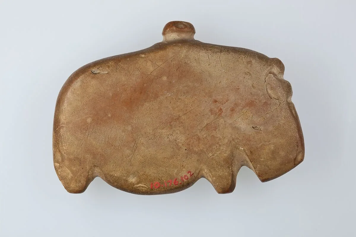 Figurine of a hippo made for suspension — Unknown