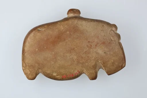 Figurine of a hippo made for suspension