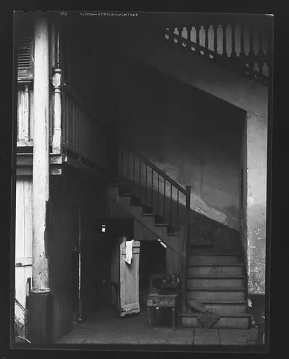 [Courtyard Patio and Rear Stairwell, Havana]