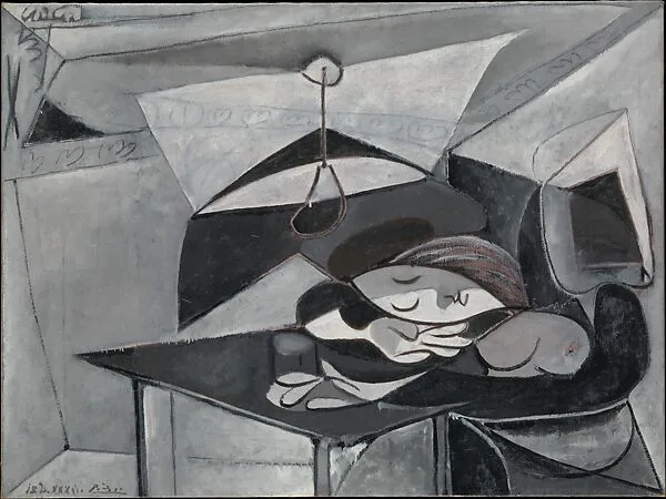 Woman Asleep at a Table — Pablo Picasso