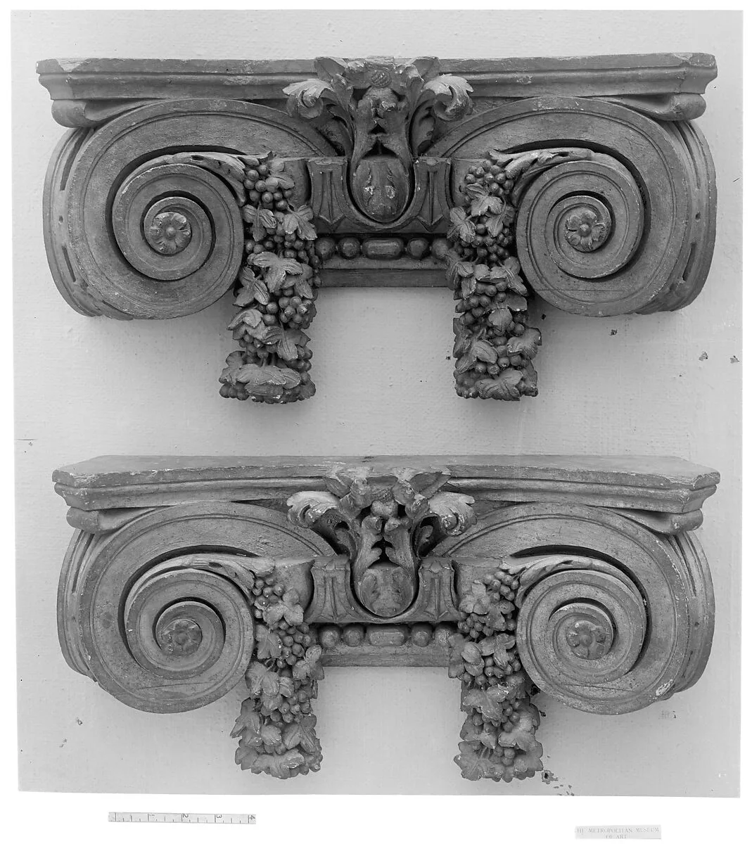 Pair of pilaster capitals — Unknown