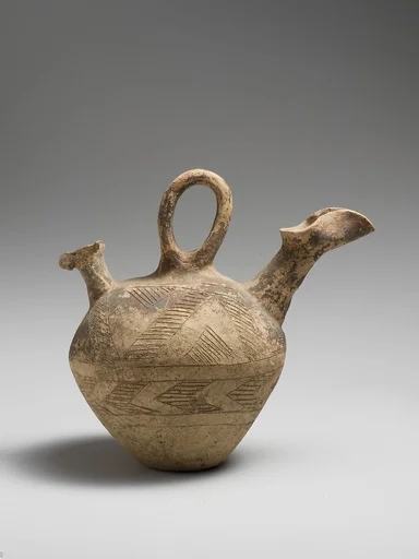 Terracotta zoomorphic askos (vessel)