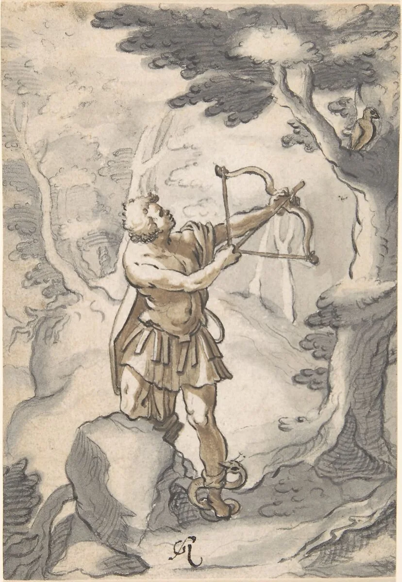 Philoctetes Being Bitten by the Snake — Gotthard Ringgli