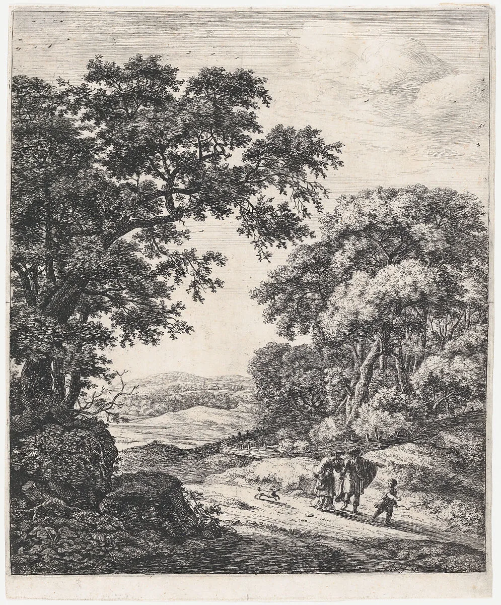 The Departure of Hagar — Anthonie Waterloo