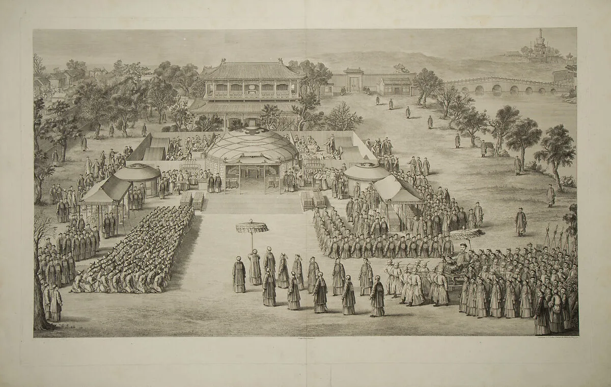 The Victory Banquet — Charles Nicolas Cochin II|Jacques Philippe Le Bas|Giuseppe Castiglione