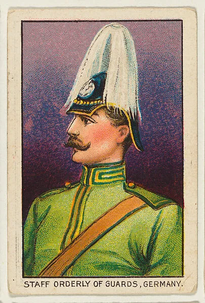 Staff Orderly of Guards, Germany, from the Military series (T79) issued by the American Tobacco Company — American Tobacco Company